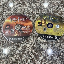 PS2 Lot 2 Games Harry Potter Goblet of Fire/Chamber Of Secrets Disc Only