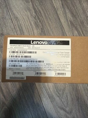 Lenovo ThinkPad USB-C Docking Station - 40AS0090US