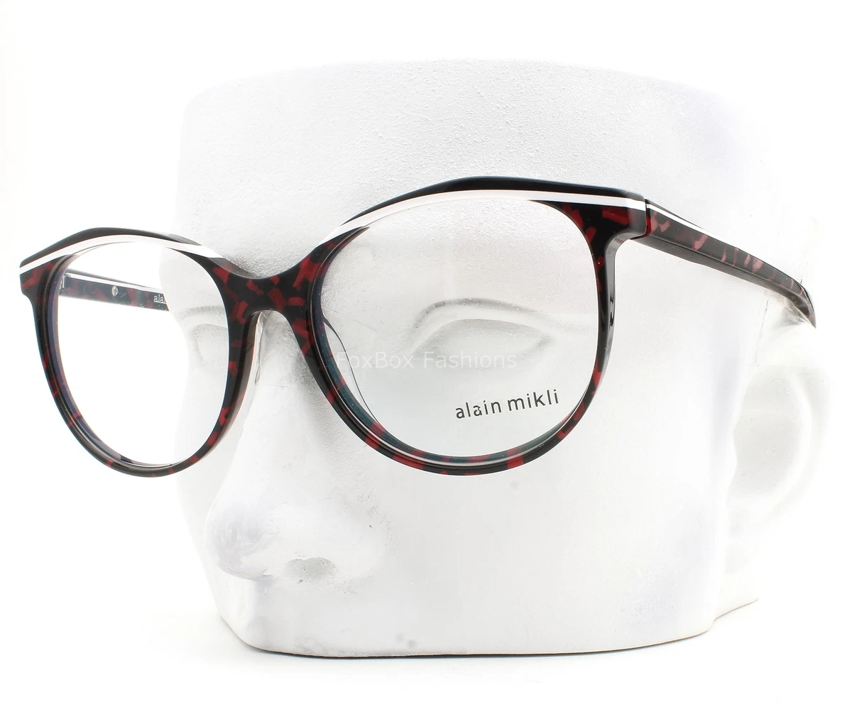 Alain Mikli Black White 53/16/140 A03077 004 Women Eyewear Frame Made in Italy Alain Mikli - A03503 Eyeglasses | Specs Collective main image 2