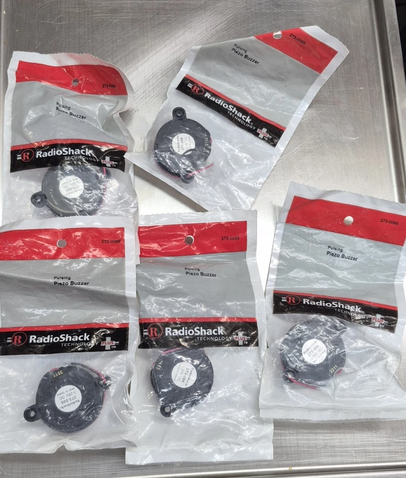 RadioShack 90dB Piezo Pulse12ma 3-28vdc 273-0066 Foto 2 de 4