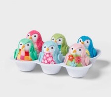 NEW Spritz Decor 6 Birds Egg Carton 2025 Target Baby Chicks Featherly Friends