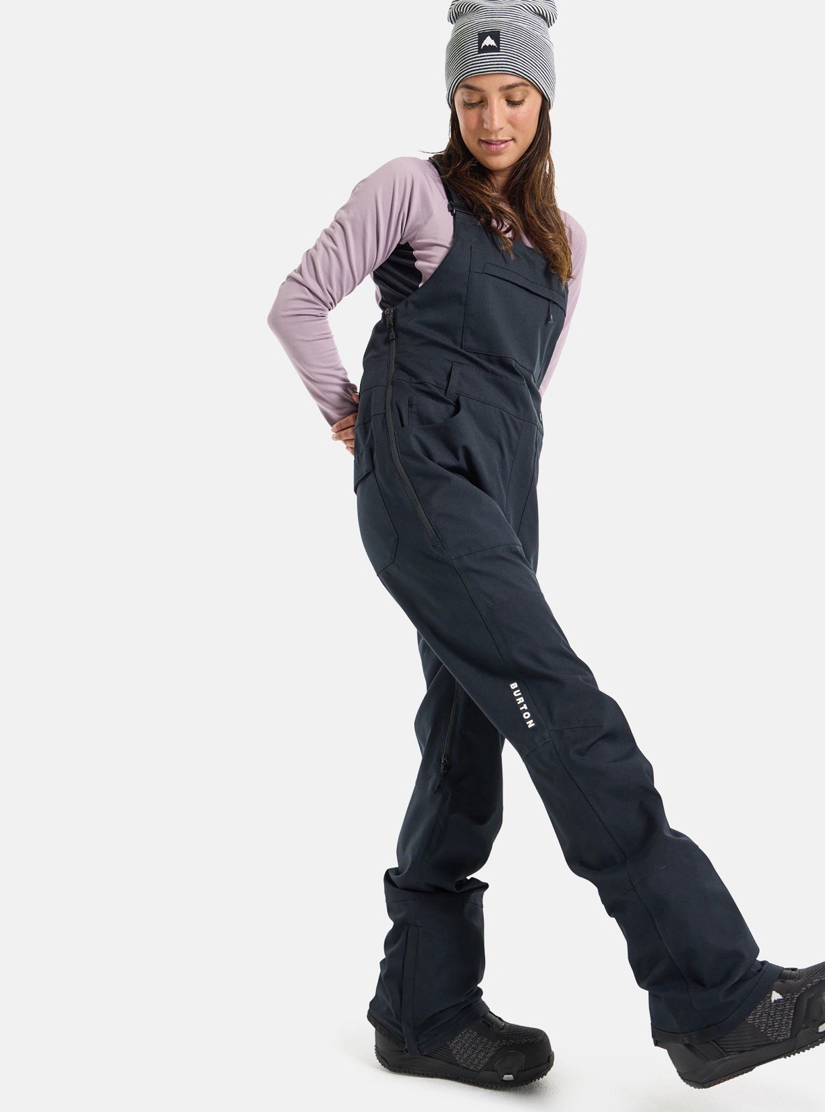 NEW NEVER USED Women's Burton Avalon 2L Stretch Bib Pants (Short) Size Small