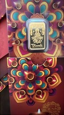 2025 5 gram Gold Bar - PAMP Suisse Diwali Lakshmi Festival of lights 5k mintage 2992.03 per troy oz