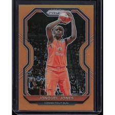 2021 Panini Prizm WNBA #29 Jonquel Jones Prizms Orange 01/50 First