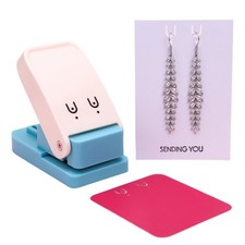 Earring Display Card Hole Punch Tool for Making DIY Jewelry Cards Paper Crafts