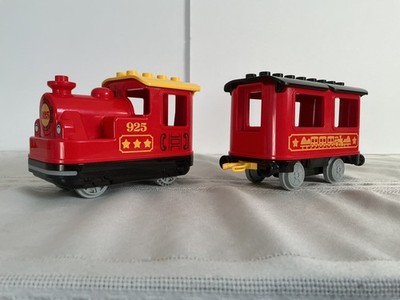 Lego Duplo 10874 Town Steam Train Push And Go - Red Train & Passenger Coach