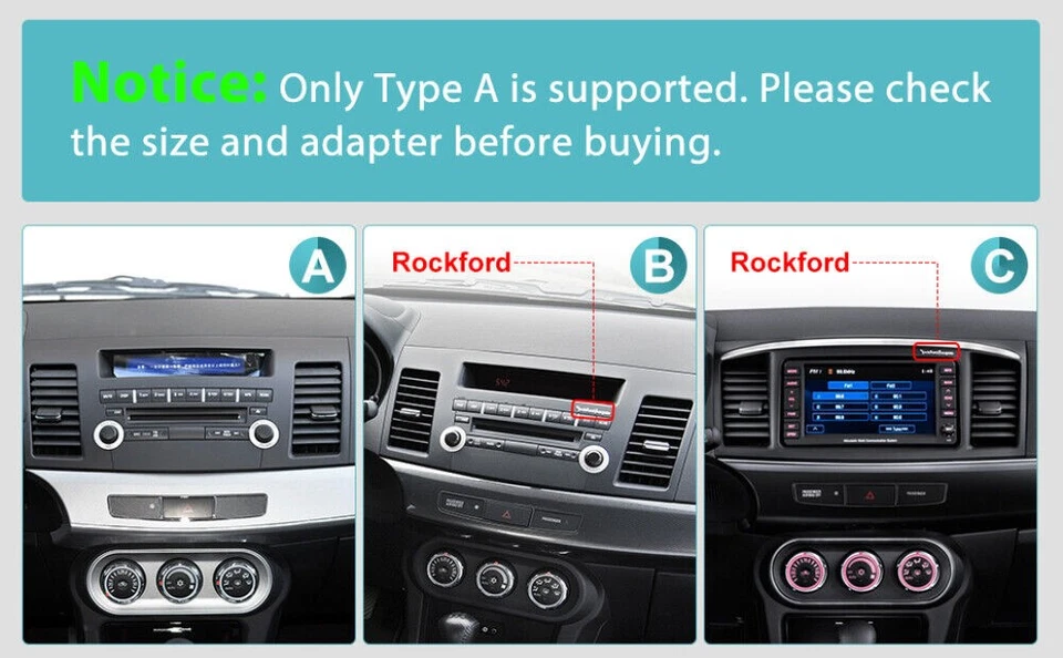 For Mitsubishi Lancer 2008-2015 Android 15 CarPlay Car Radio GPS Navi DSP Stereo - Image 4 of 4