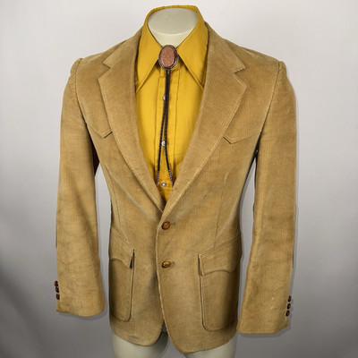 ジャケット・アウター 70s Wrangler Corduroy Jacket Wrangler Blazer Jacket Corduroy Western Rockabilly Coat