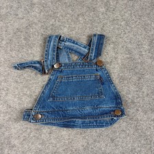 Kolby Kids Denim Overalls Toddler 2T Blue Vintage 90s Bib Dungarees Retro Work