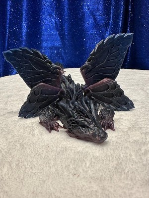 Fae Wolf Dragon: Articulated 3D Printed Desk Pet Figurine