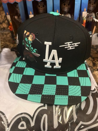LA Dodgers Demon Slayer x Dodger Collab Hat - Infinity Castle Authentic