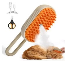 Pet Cat Steam Brush Pet Electric Spray Massage Comb Pet Hair Removal Comb-