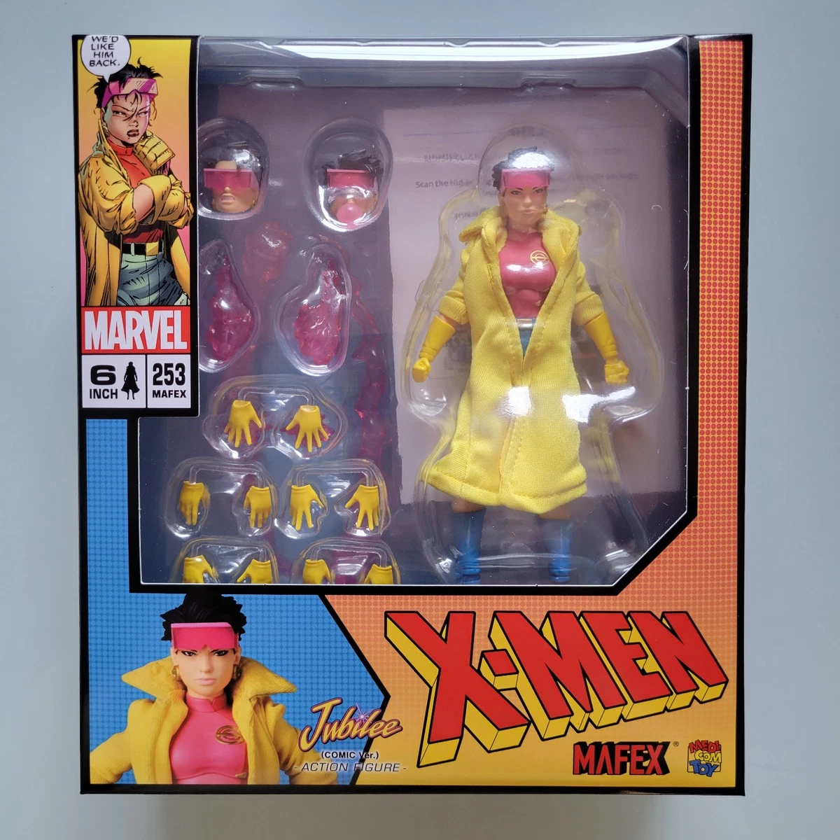 Medicom Toy MAFEX 253 Jubilee X-Men Comic Ver Action Figure Marvel