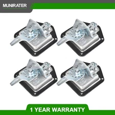 4pcs Trailer Latch T-handle Lock With Key Steel for Camper RV Truck Kit
