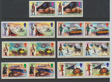 Barbuda Stamps Scott #148 To 154, Mint Never Hinged, Se-Tenant Pairs