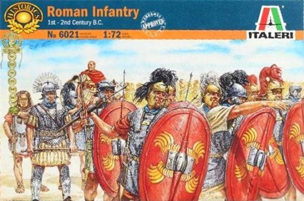 Italeri 6021 - 1/72 Figurenset RöMische Infantrie / LegionäRe 1./2. Jhdt - Neu-image