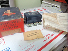 Vintage Nos Vr-247s Three Unit Voltage Current Regulator 6 Volt 45-57 Amperes Vintage Nos Vr-247s Three Unit Voltage Current Regulator 6 Volt 45-57 Amperes