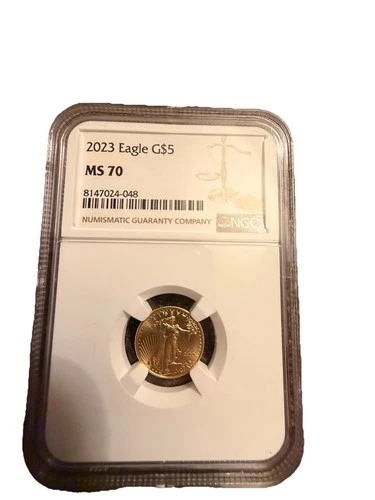 2023 $5 American Gold Eagle 1/10 oz NGC MS70 Gold Coin