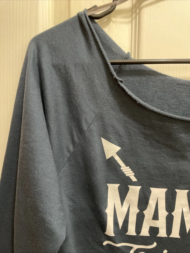 Next Level Mama Tried Gráfico Sudadera Azul Talla Grande Flechas Foto 4 de 4