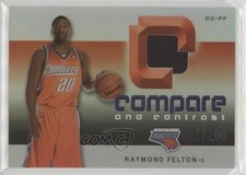 2005 NBA Reflections Compare and Contrast 24/100 Raymond Felton Chris Paul h1v