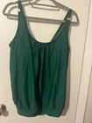 Women’s Swimsuit Top Tankini Padded Green SZ L