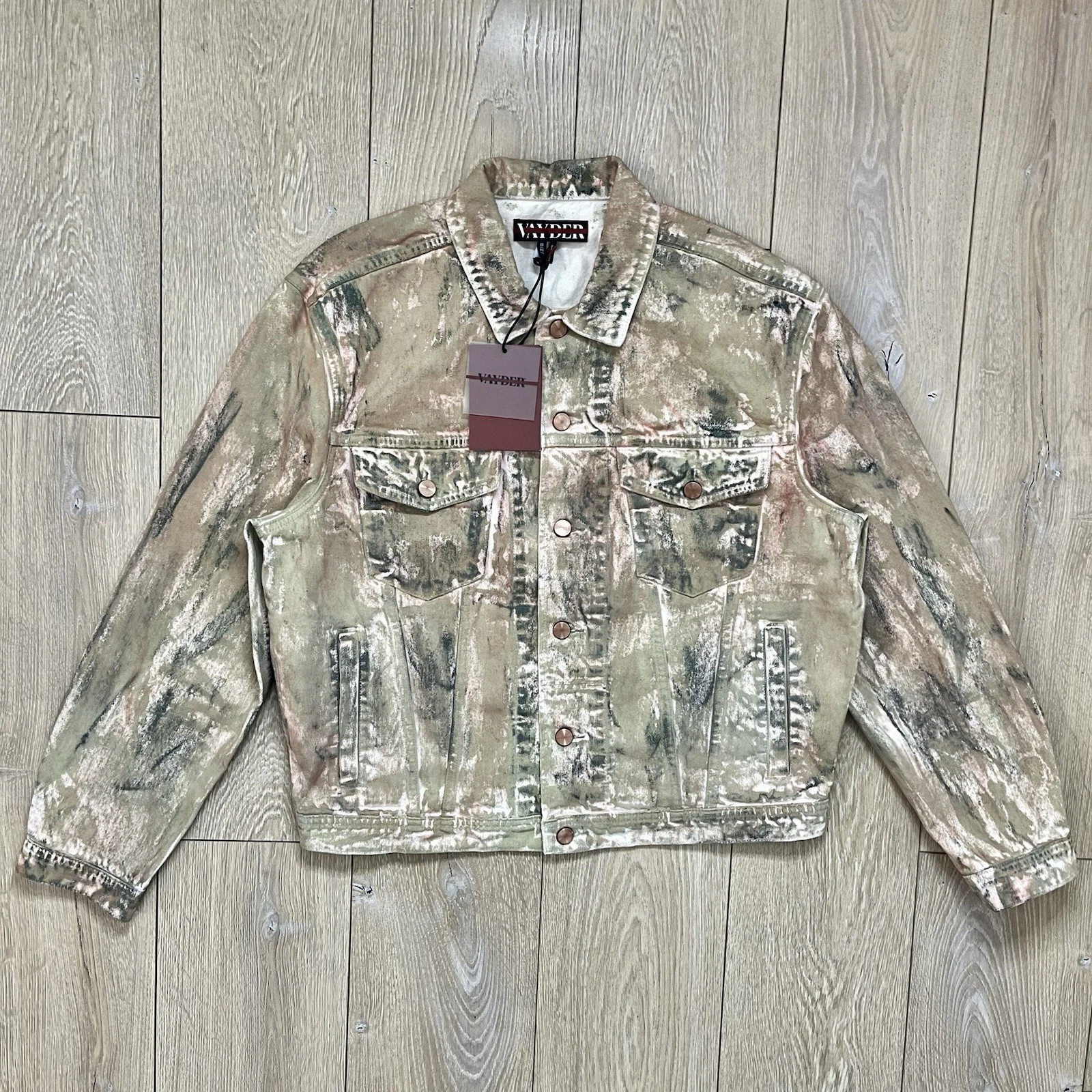 Vayder Oversized Denim Trucker Jacket Munny Size Medium