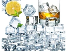 20 PC CRYSTAL ICE CUBES LARGE 1” RARE HARD TO FIND