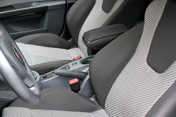 Seat Leon 3 III 5F (2012-2018) Mittelarmlehne Passform Armlehne Textil Schwarz-image