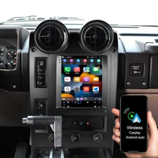 9.7" Android 15 Apple Carplay Car Radio Stereo GPS Navi For Hummer H2 2002-2007