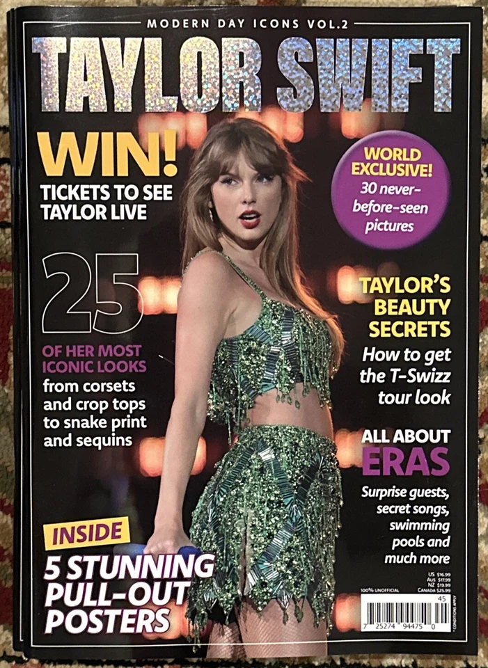 2024 TAYLOR SWIFT Modern Day Icons Volume 2 Magazine SPECIAL EDITION 5 Posters