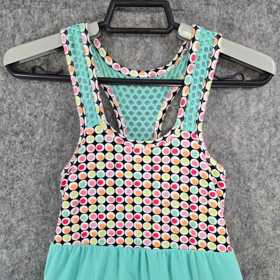 Vestido Bonnie Jean Niñas 8 Multicolor Tejido Elástico Espalda Corredora Maxi Encaje en Niveles Foto 2 de 4