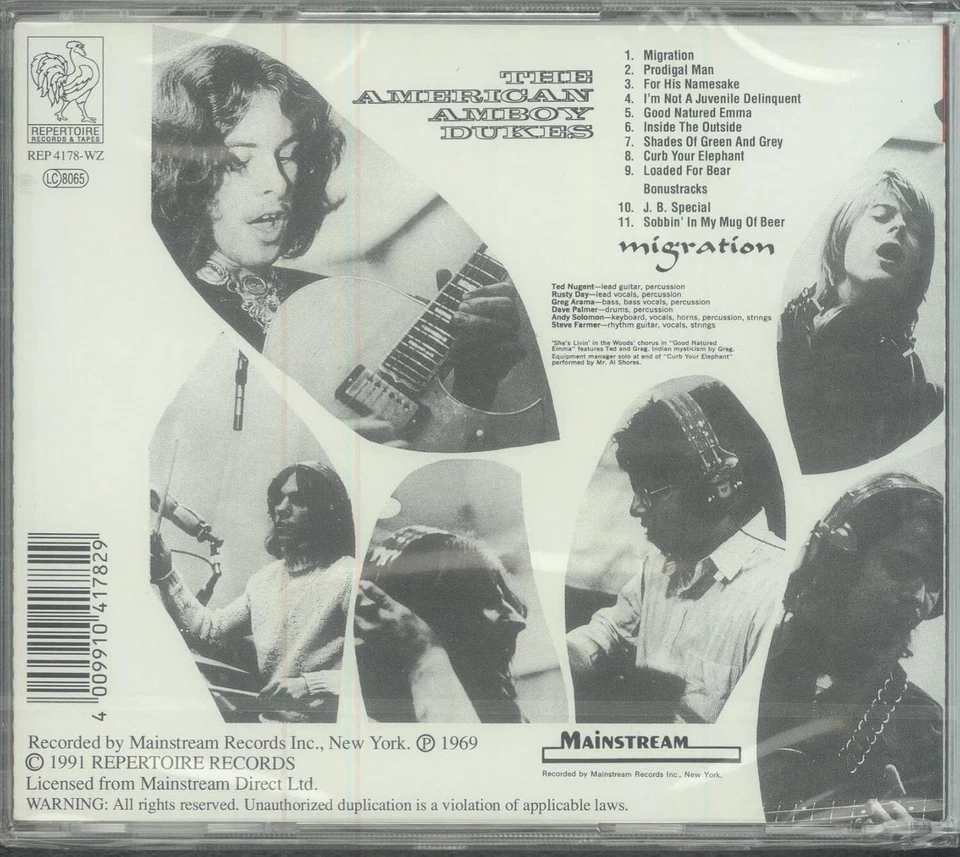 The American Amboy Dukes (Migration). 1 CD - Photo 2/2