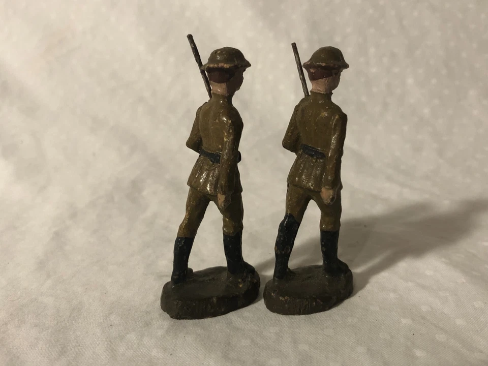 Par de soldados británicos Elastolin Composition H-42 Foto 4 de 4