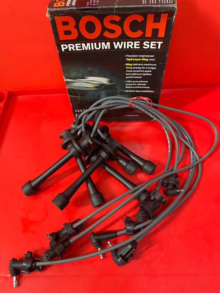 Juego de cables de bujía BOSCH 09823 PARA TOYOTA 6 CILINDROS Foto 2 de 3