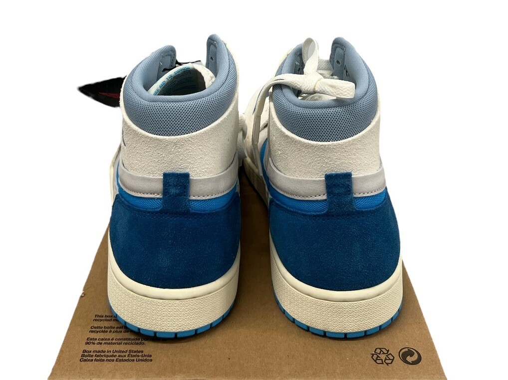 Size 12 - Air Jordan 1 Zoom Comfort 2 High Dark Powder Blue  display picture 1