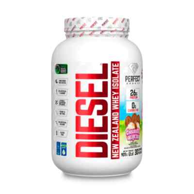 Perfect Sports DIESEL New Zealand Whey Protein Isolate Chocolate Egg 2lb NEW