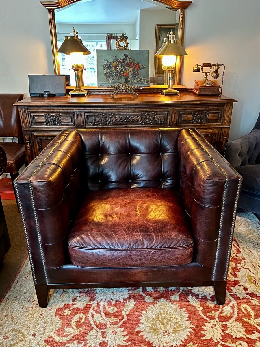 Barker and stonehouse leather chair new arrivals