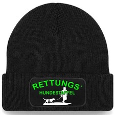Rettungshunde Staffel Cap Beanie Logo Kopfbedeckung Mütze Wintermütze Fan 46