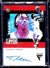 2019-20 Chronicles Flux Red Terance Mann Rookie Auto