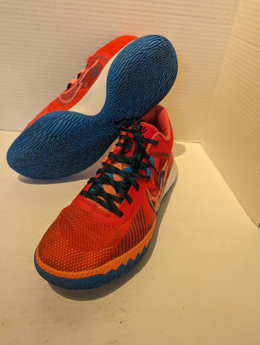 Size 9? Nike Kyrie Flytrap Habanero Red Blue Hero Used