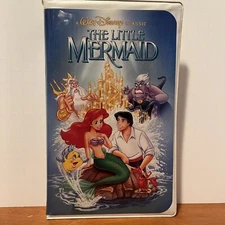 THE LITTLE MERMAID Banned Cover Disney The Classics Black Diamond Clamshell VHS