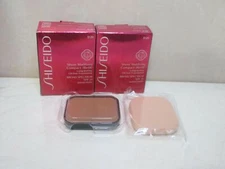 SHISEIDO SHEER MATIFYING COMPACT (REFILL) D20 RICH BROWN 0.34 OZ BOXED (LOT 2)