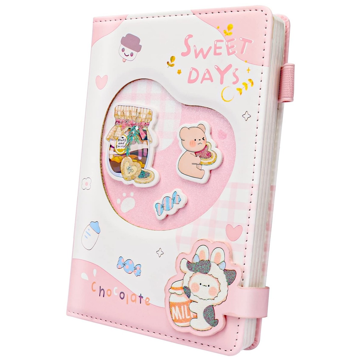 Cute Journal Notebook, Kawaii Journal Notebook Sweet Days Series 
