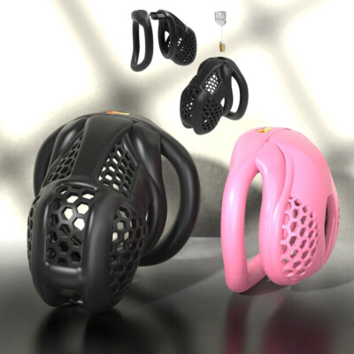 2025 New Embedded Small Lock Core Honeycomb Chastity Lock Chastity Cage Devices
