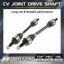 LH + RH CV Joint Drive Shafts for Hyundai Tiburon 2.7L V6 5SPD AUTO ...
