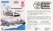 GB Royal Air Force London by Hovercraft Postal and courier services 1980 