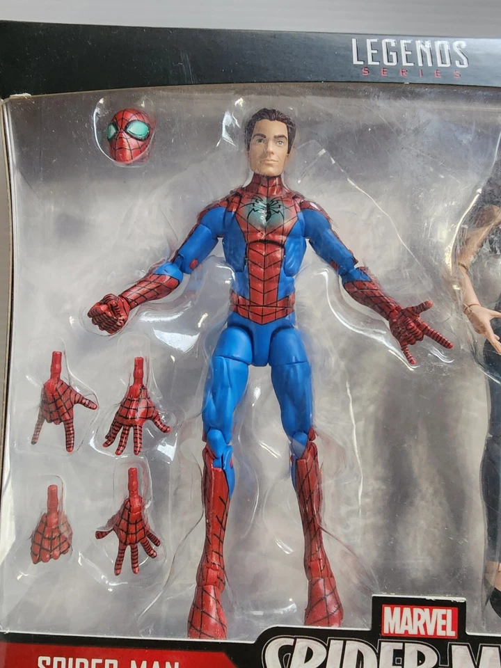 漫威传奇蜘蛛侠和玛丽珍·沃森 2 包玩偶玩具反斗城独家 — 第 2/4 张图片