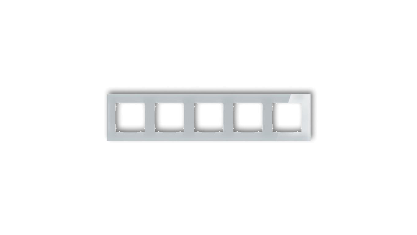 ICON Universal five-fold square frame - glass effect (frame: gray, bottom /T2UK