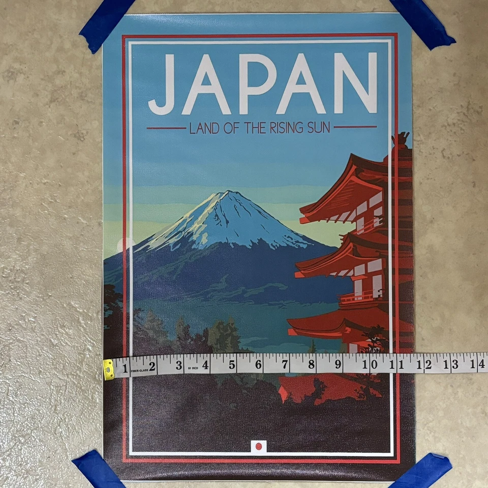 Japan - The Land Of The Rising Sun ✅ Wall Art Canvas Poster Print ✅ 12x18 inch - Image 3 of 4