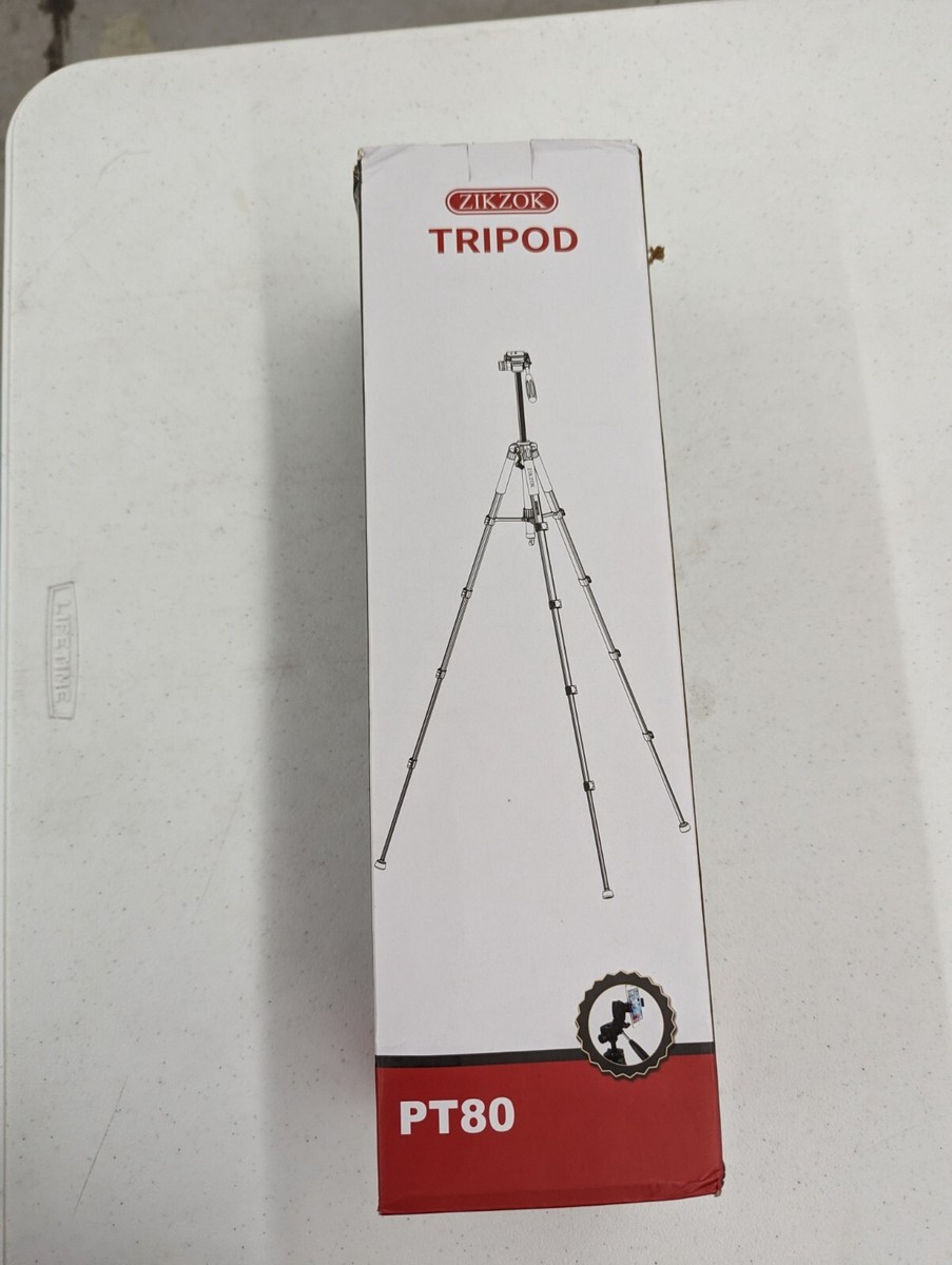 ZIKZOK 75in Camera Tripod (PT-80) For Travel DSLR/SLR/DV/GoPro